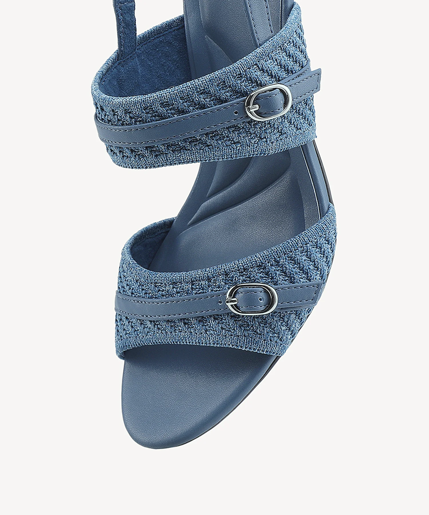 SteadyWeave Block Heeled Double Strap Sandal - Image 10