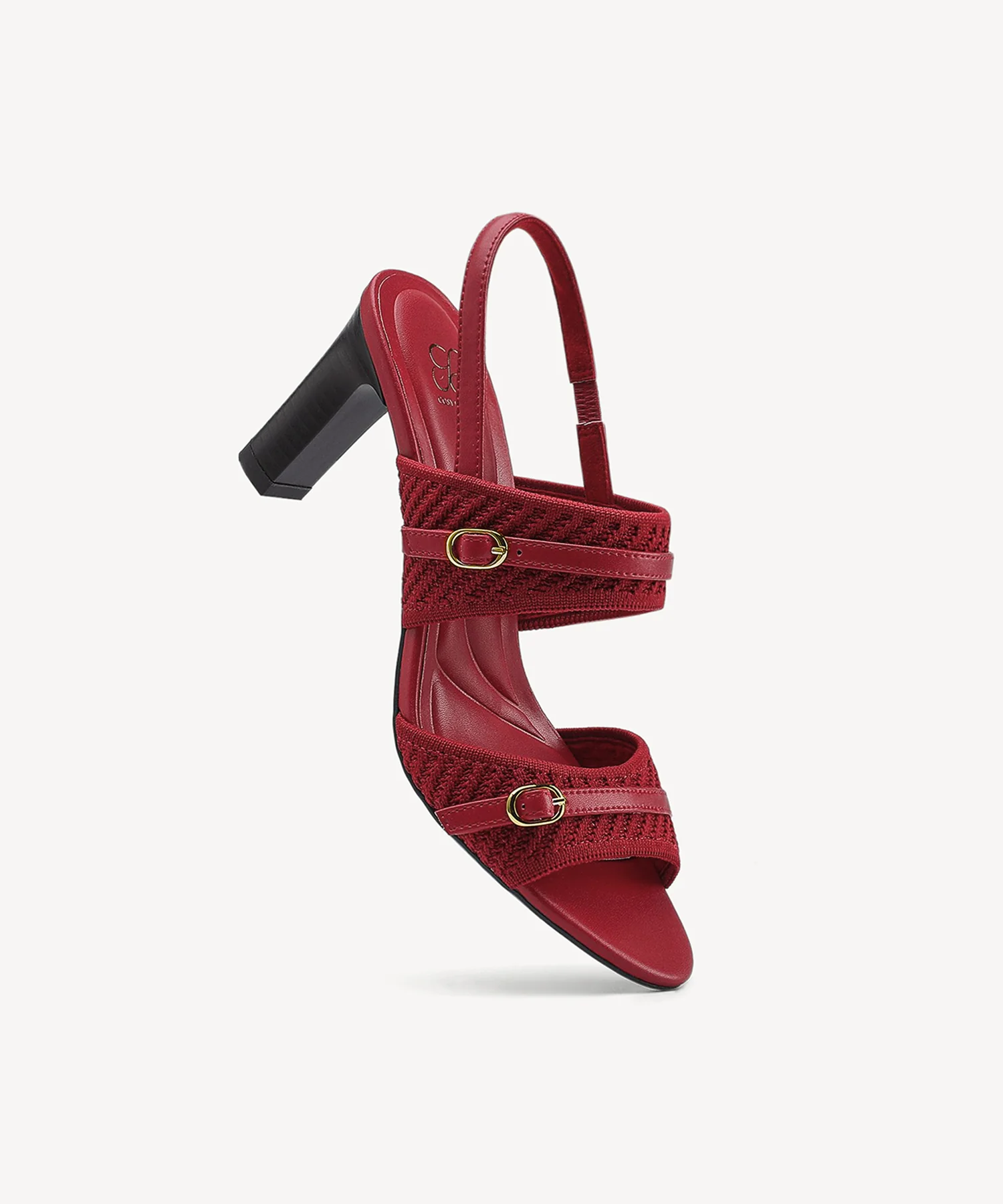 SteadyWeave Block Heeled Double Strap Sandal - Image 15