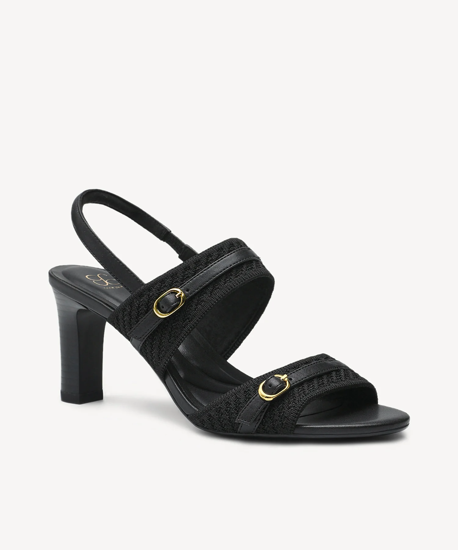 SteadyWeave Block Heeled Double Strap Sandal - Image 25