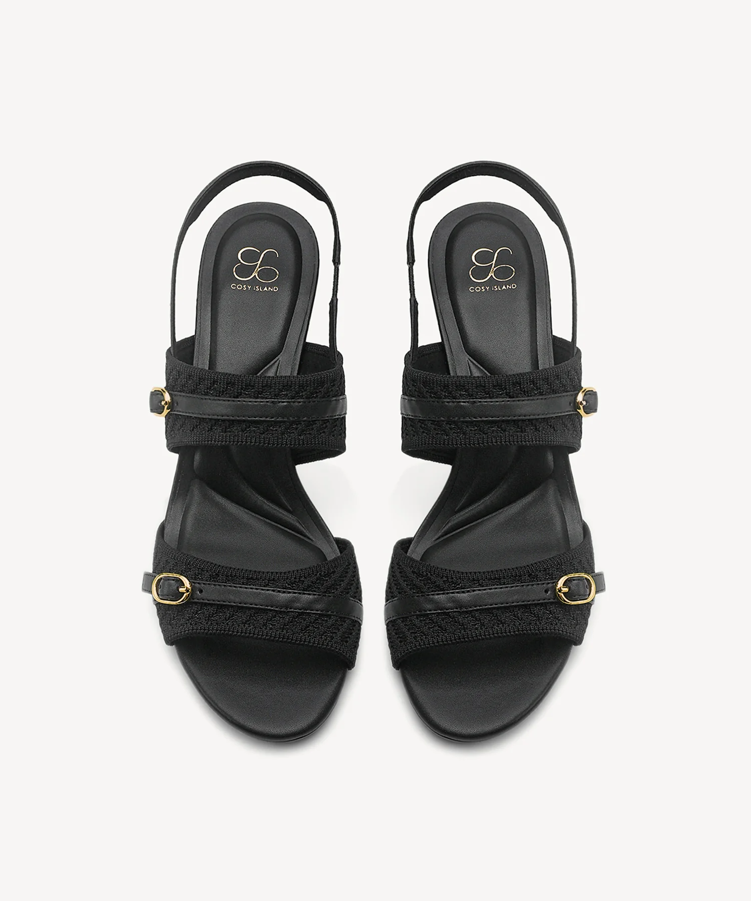 SteadyWeave Block Heeled Double Strap Sandal - Image 26