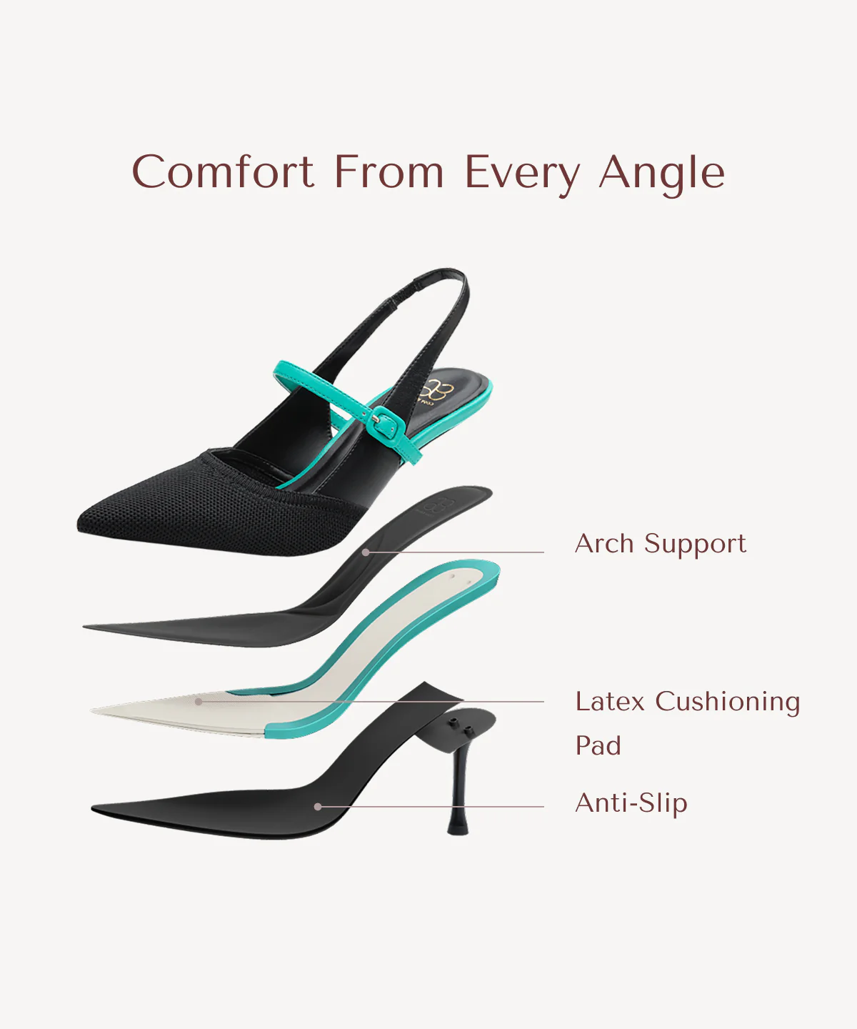 StrikeStep Elegant Stiletto Heeled Slingback - Image 17