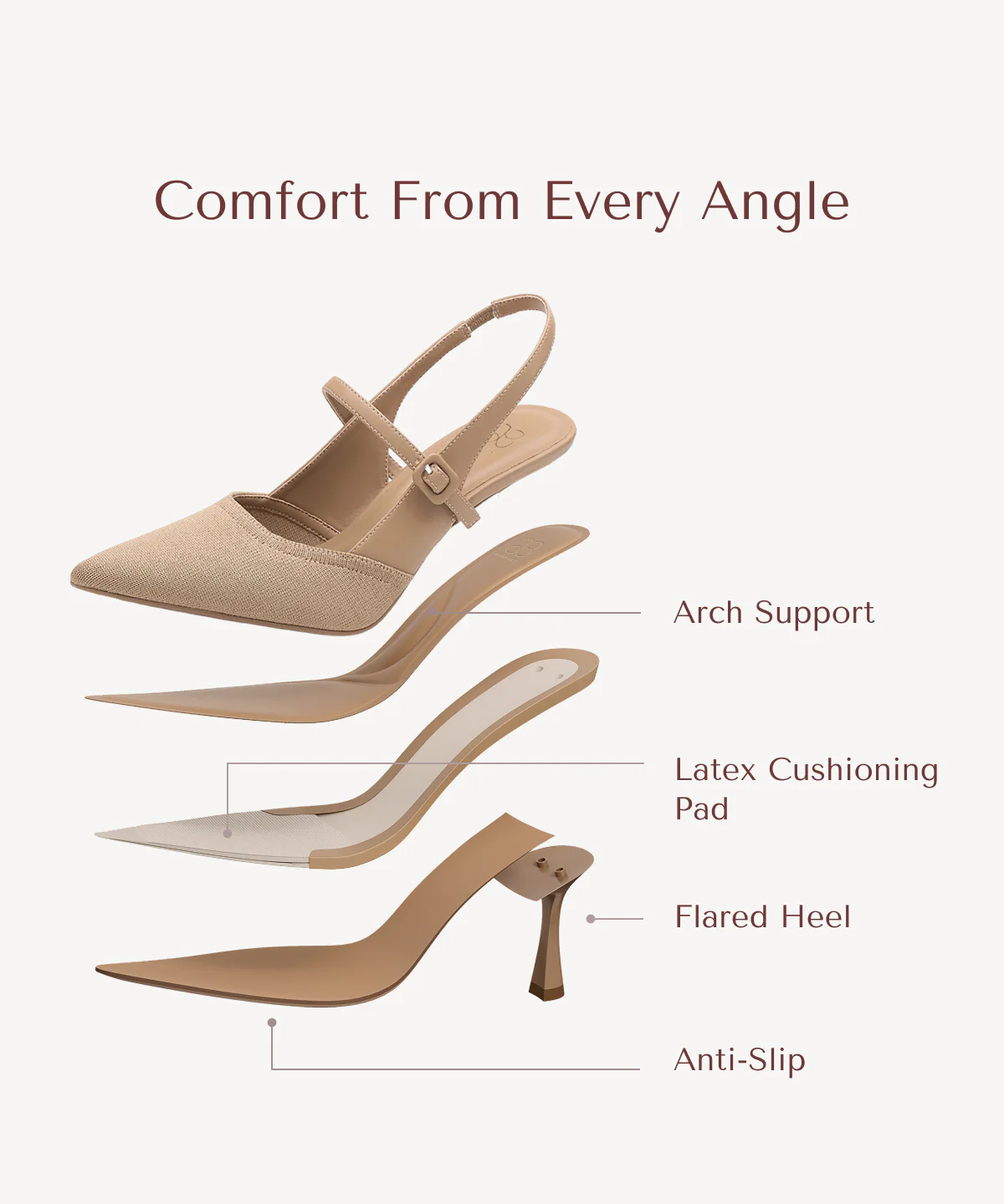 StrikeStep Elegant Stiletto Heeled Slingback - Image 45