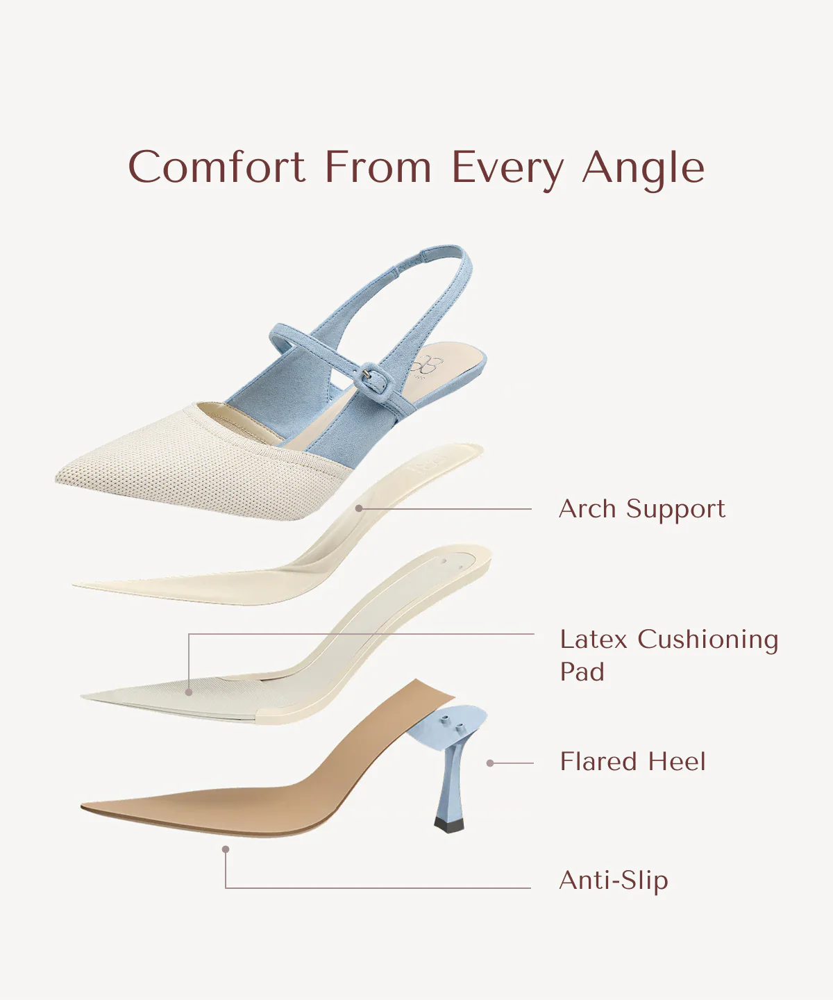 StrikeStep Elegant Stiletto Heeled Slingback - Image 59