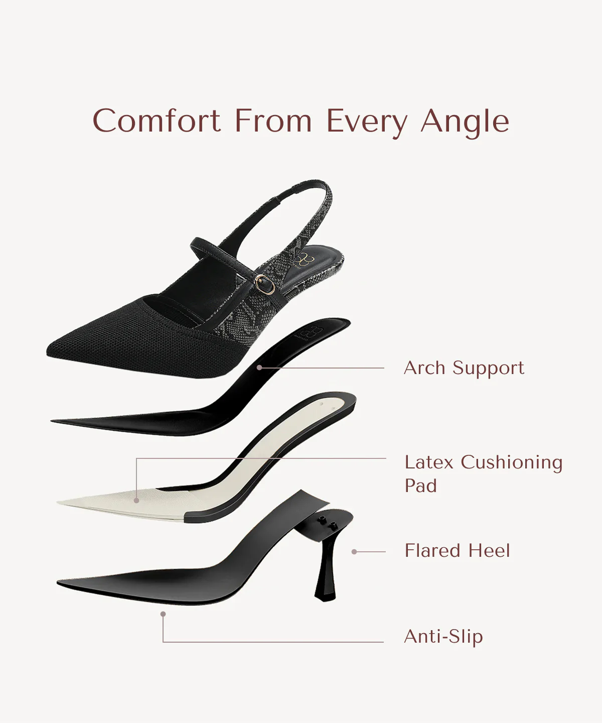 StrikeStep Elegant Stiletto Heeled Slingback - Image 75