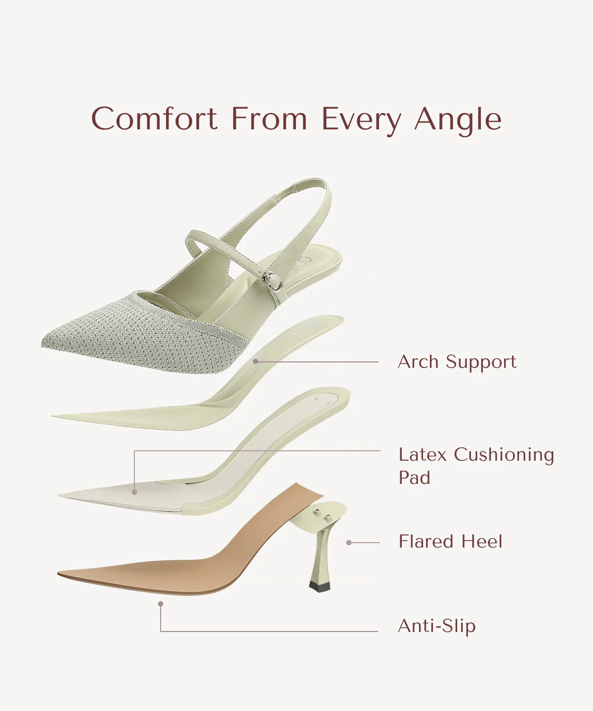 StrikeStep Elegant Stiletto Heeled Slingback - Image 82