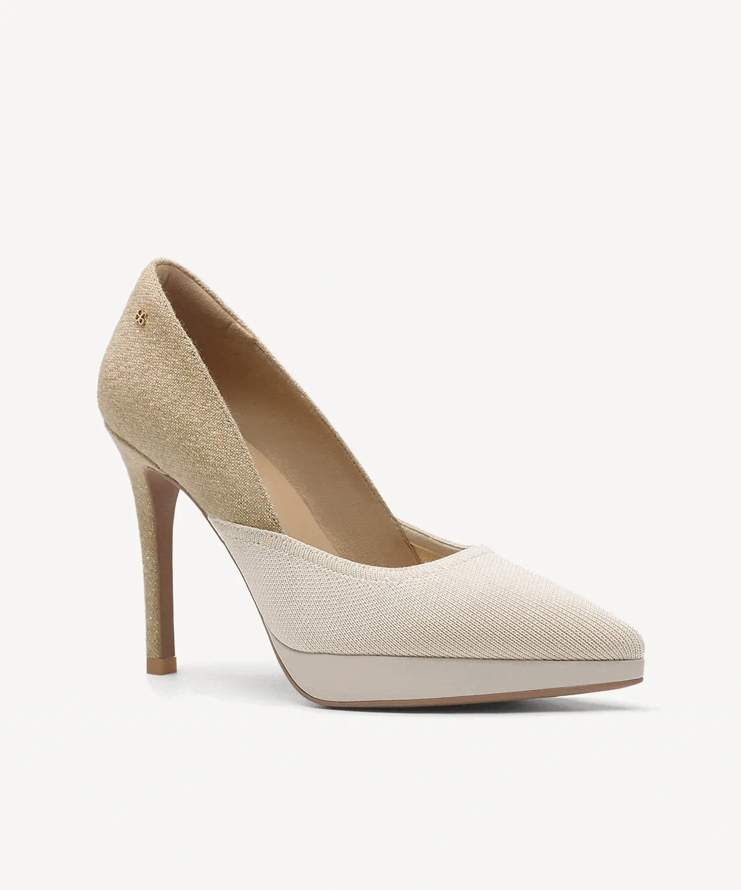 StyleFlex Duet Pointed Toe Heeled Platform Pump