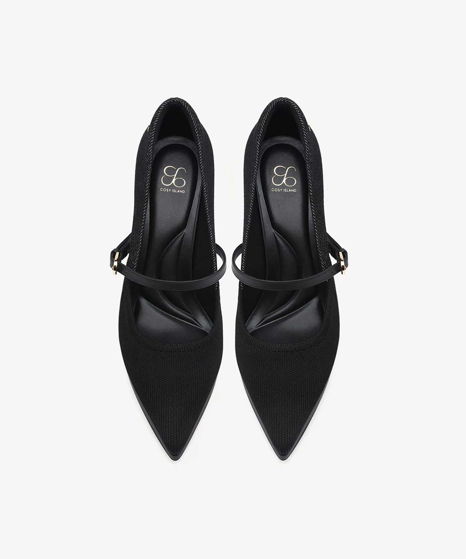 StyleFlex Duet Pointed Toe Heeled Platform Pump - Image 15