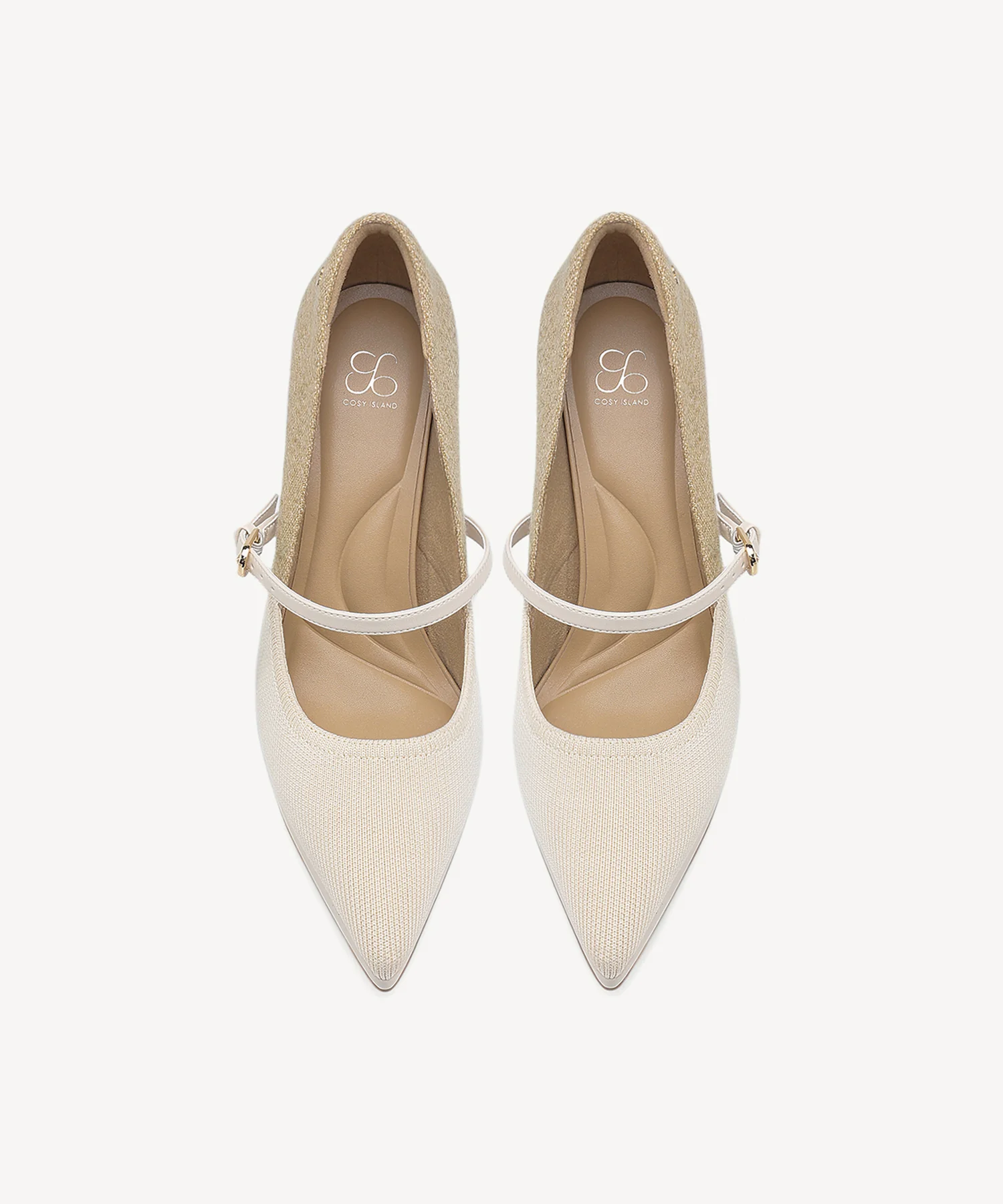 StyleFlex Duet Pointed Toe Heeled Platform Pump - Image 2