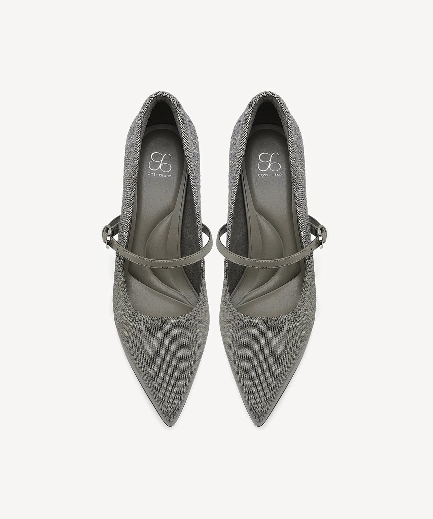 StyleFlex Duet Pointed Toe Heeled Platform Pump - Image 21