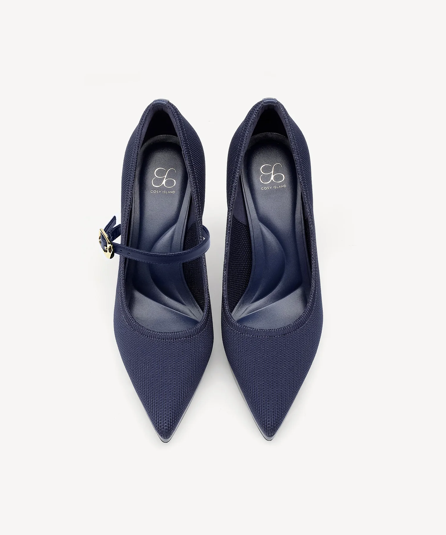 StyleFlex Pointed Toe Heeled Platform Pump - Image 17