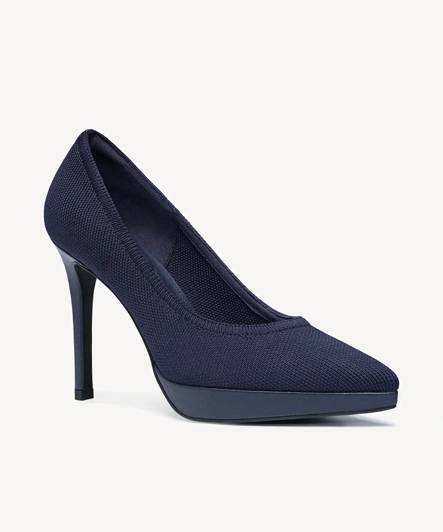 StyleFlex Pointed Toe Heeled Platform Pump - 2X Wide - Image 8