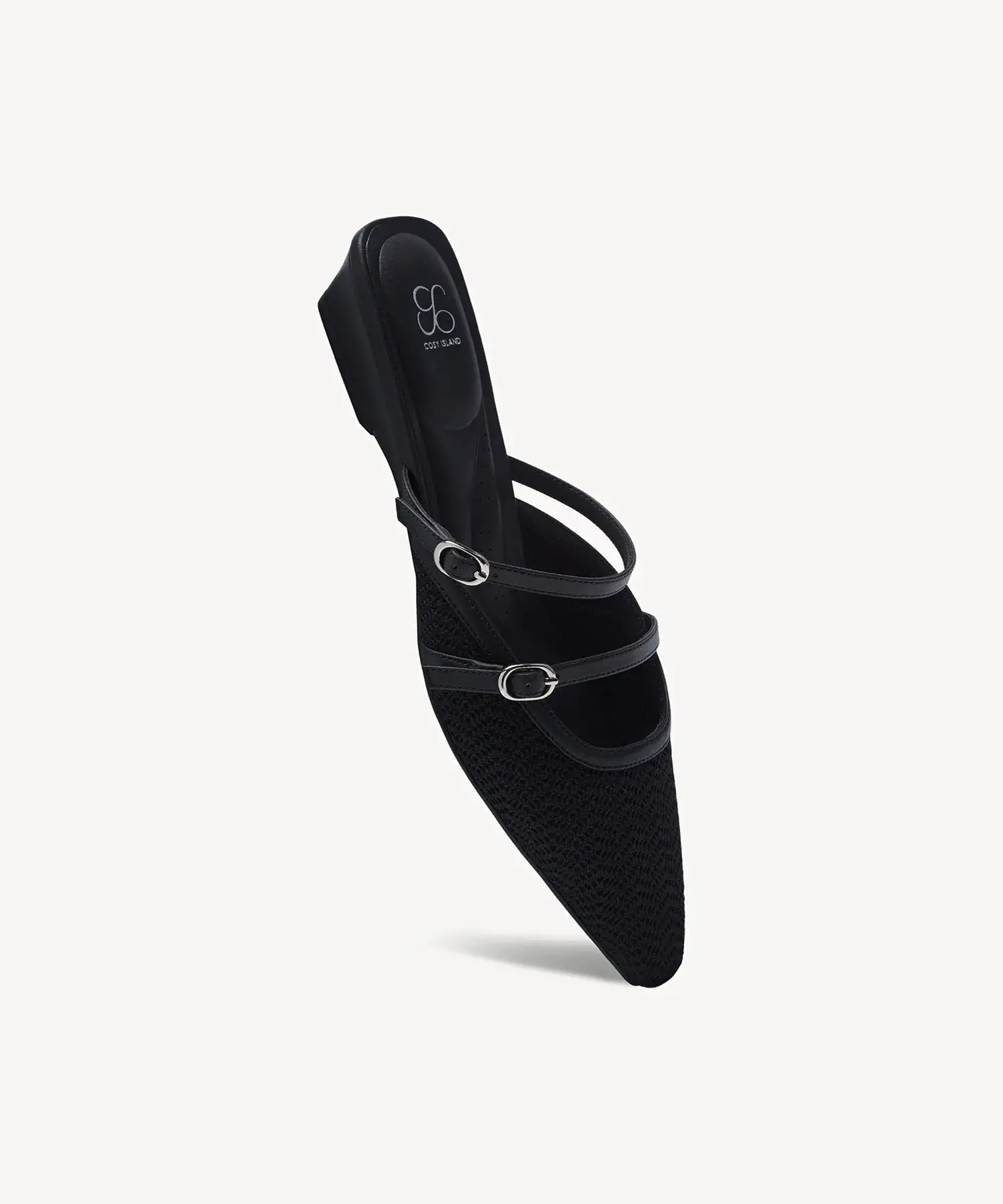 SunCoast Tapered Square Toe Flat Mule - Image 9