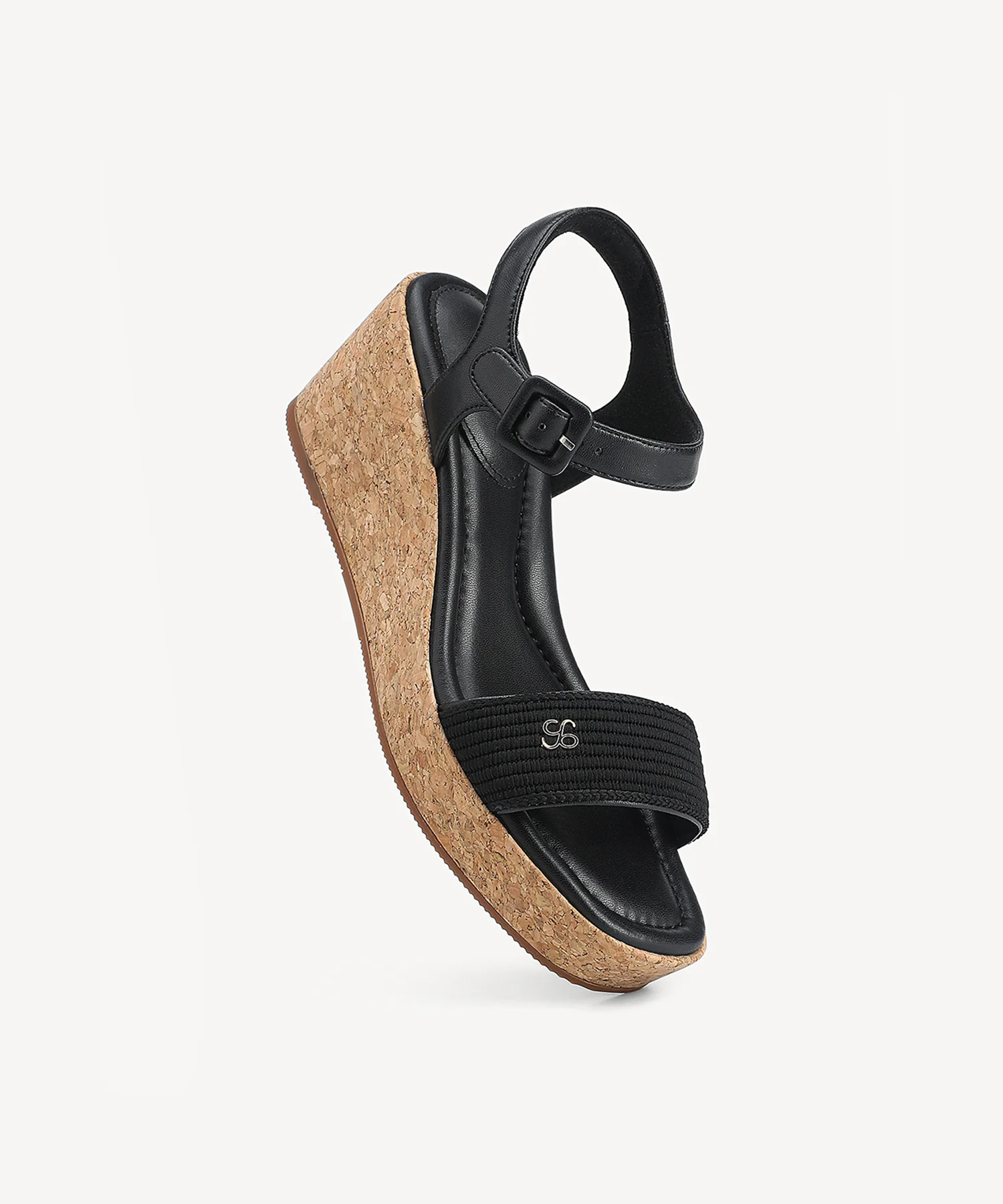 TerraLoft Square Toe Wedge Sandal - Image 9