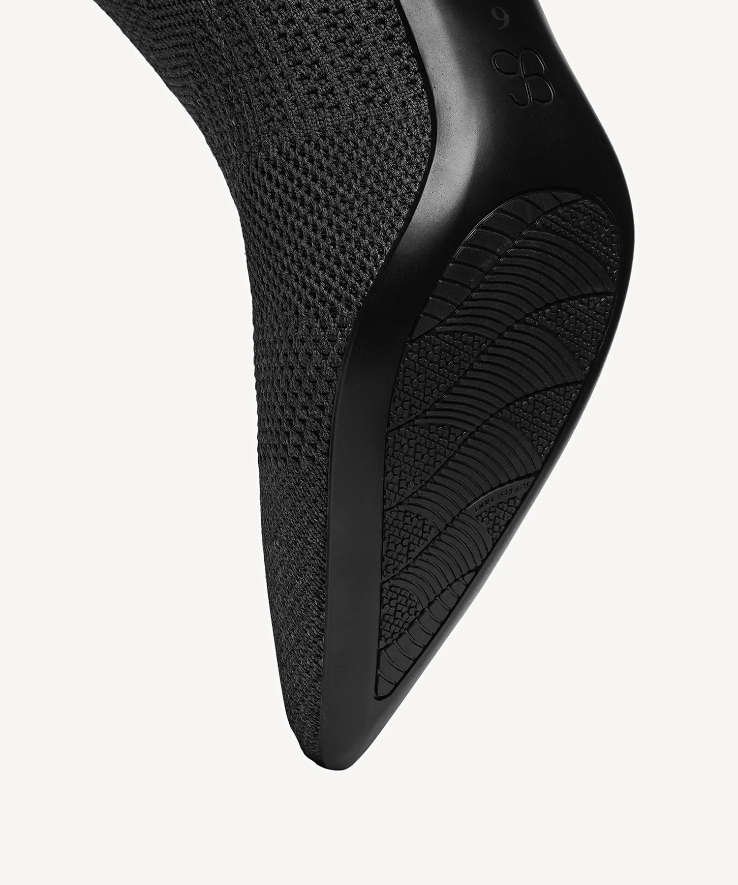Textured Woven Pointed Toe Heeled High Boot - Image 18