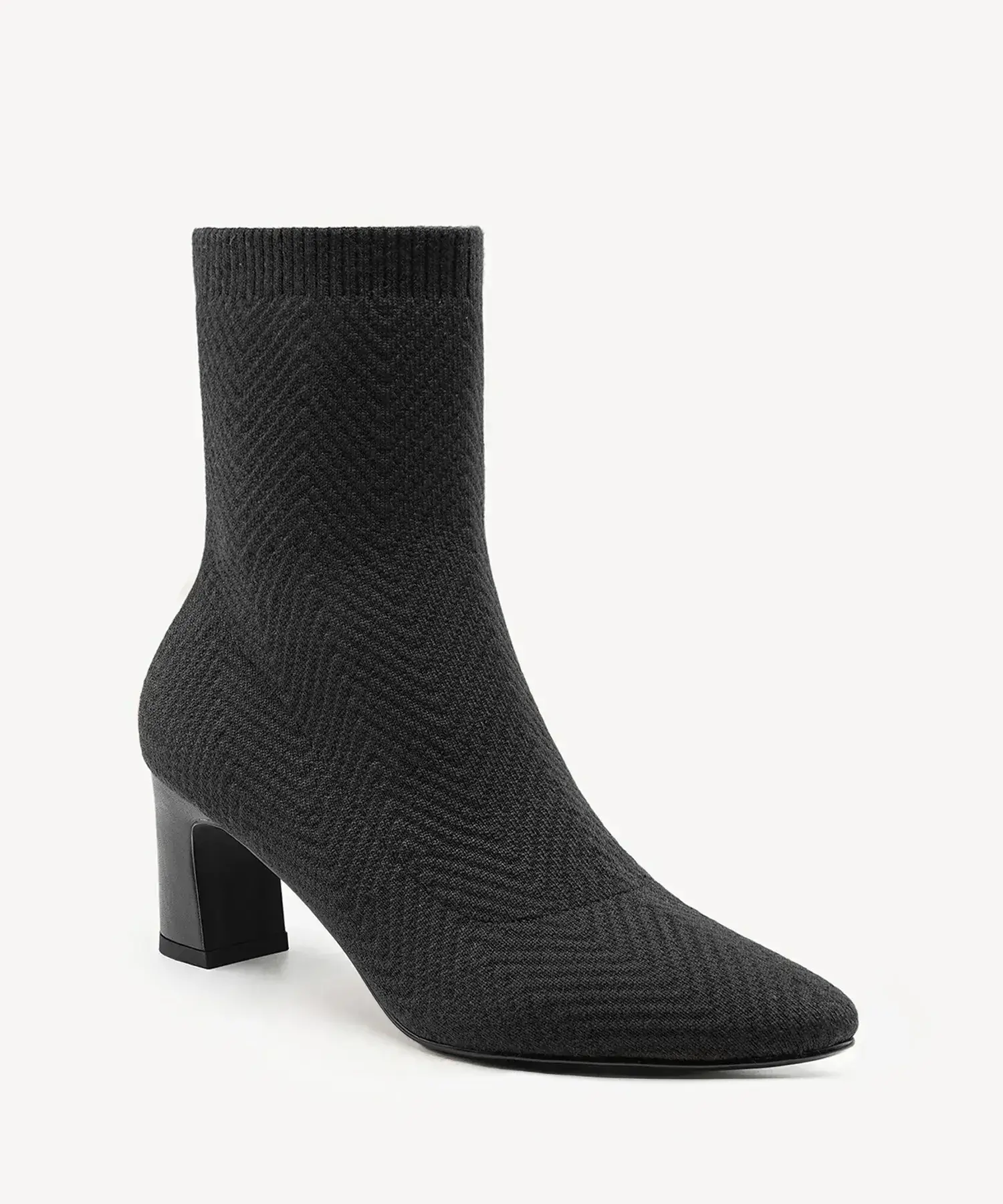 ThermoGrace Pointed Toe Block Heeled Ankle Boot