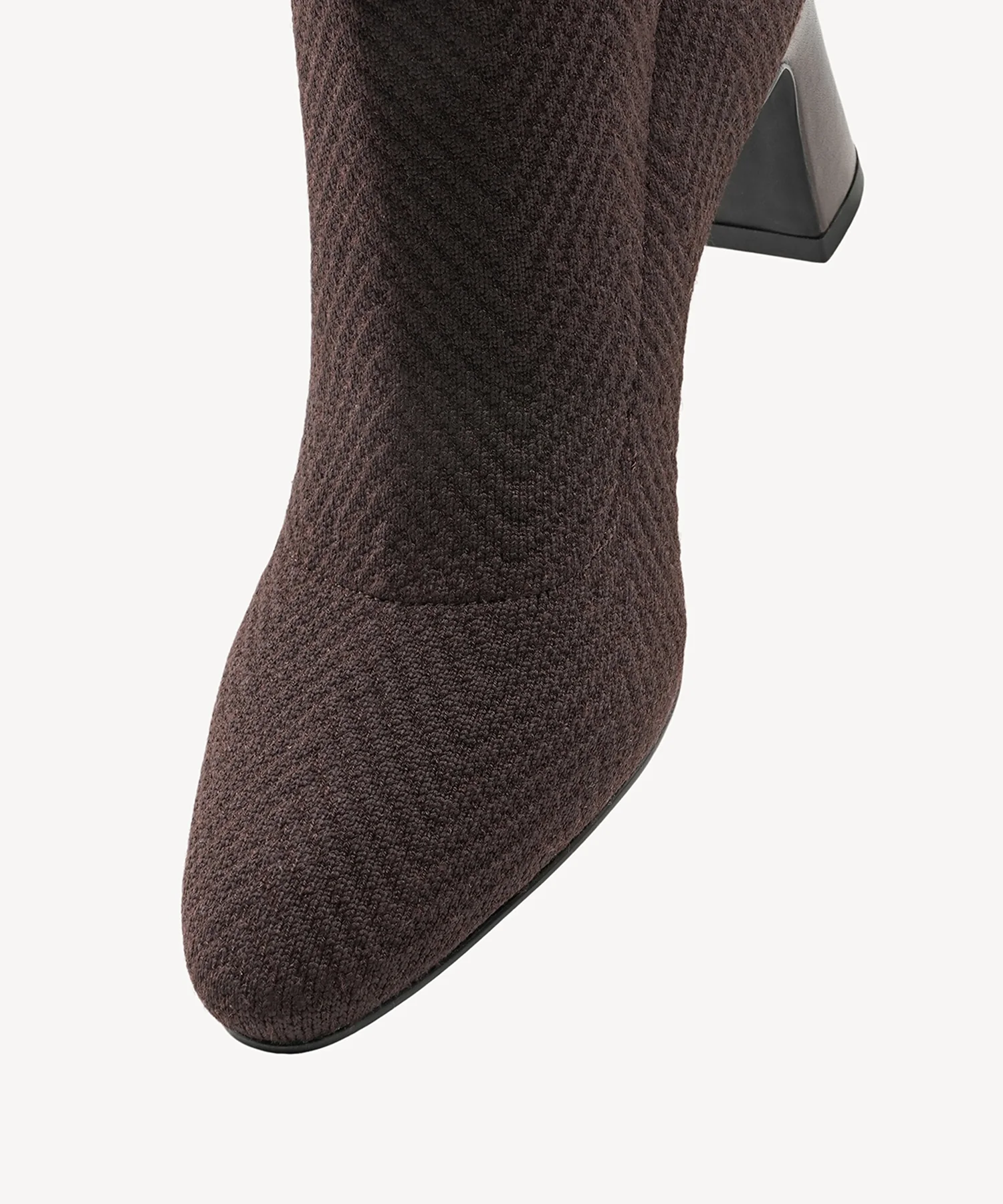 ThermoGrace Pointed Toe Block Heeled Ankle Boot - Image 10