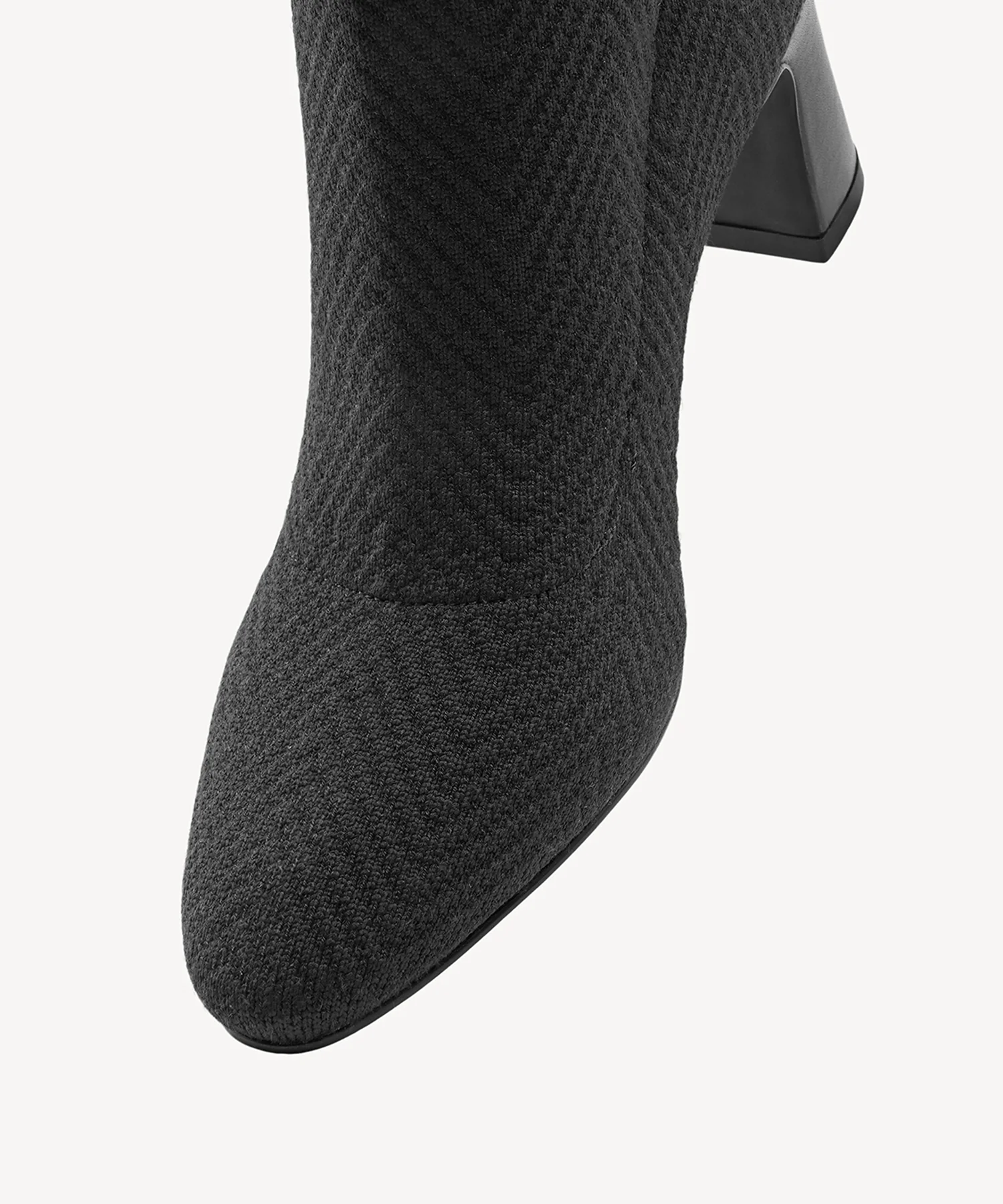 ThermoGrace Pointed Toe Block Heeled Ankle Boot - Image 4