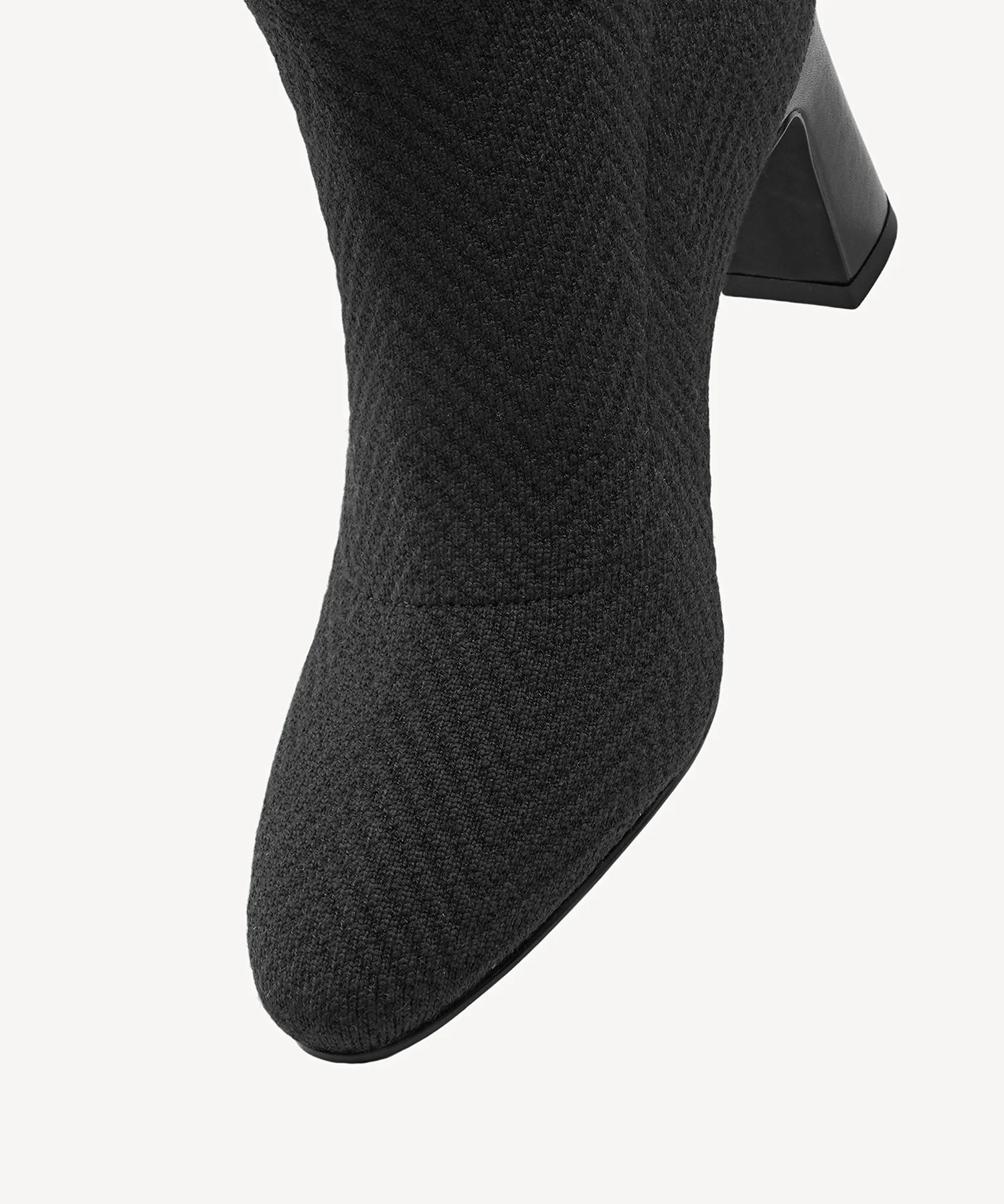 ThermoGrace Pointed Toe Block Heeled High Boot - Image 10