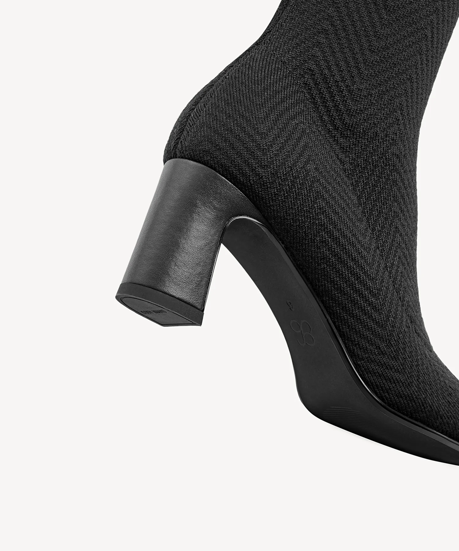 ThermoGrace Pointed Toe Block Heeled High Boot - Image 11