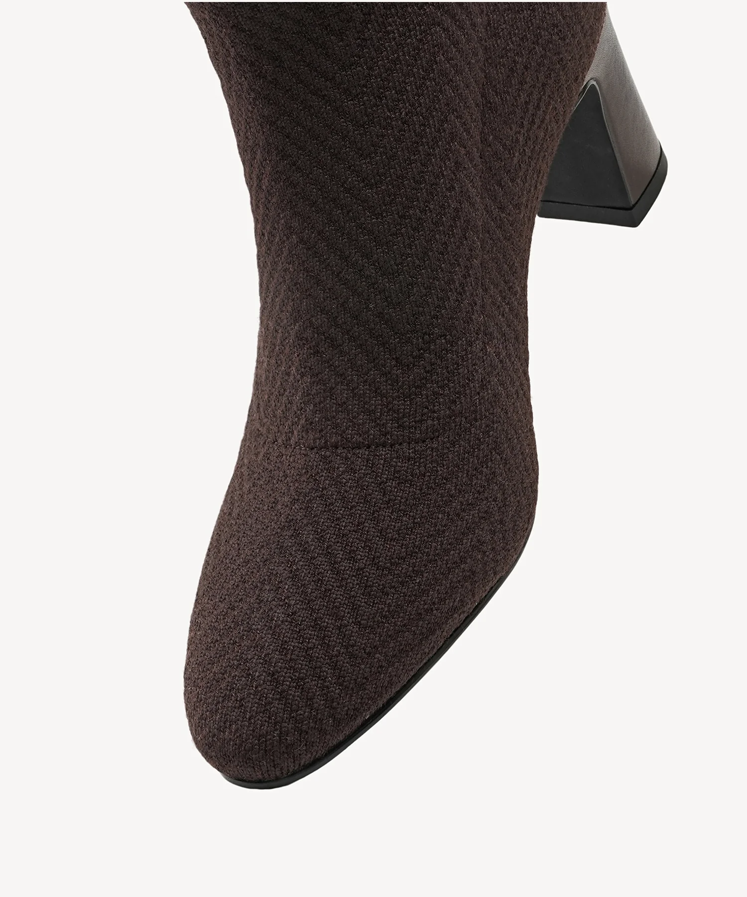 ThermoGrace Pointed Toe Block Heeled High Boot - Image 16