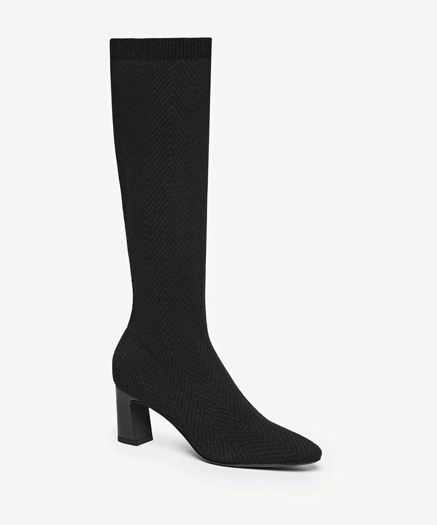 ThermoGrace Pointed Toe Block Heeled High Boot - Image 7