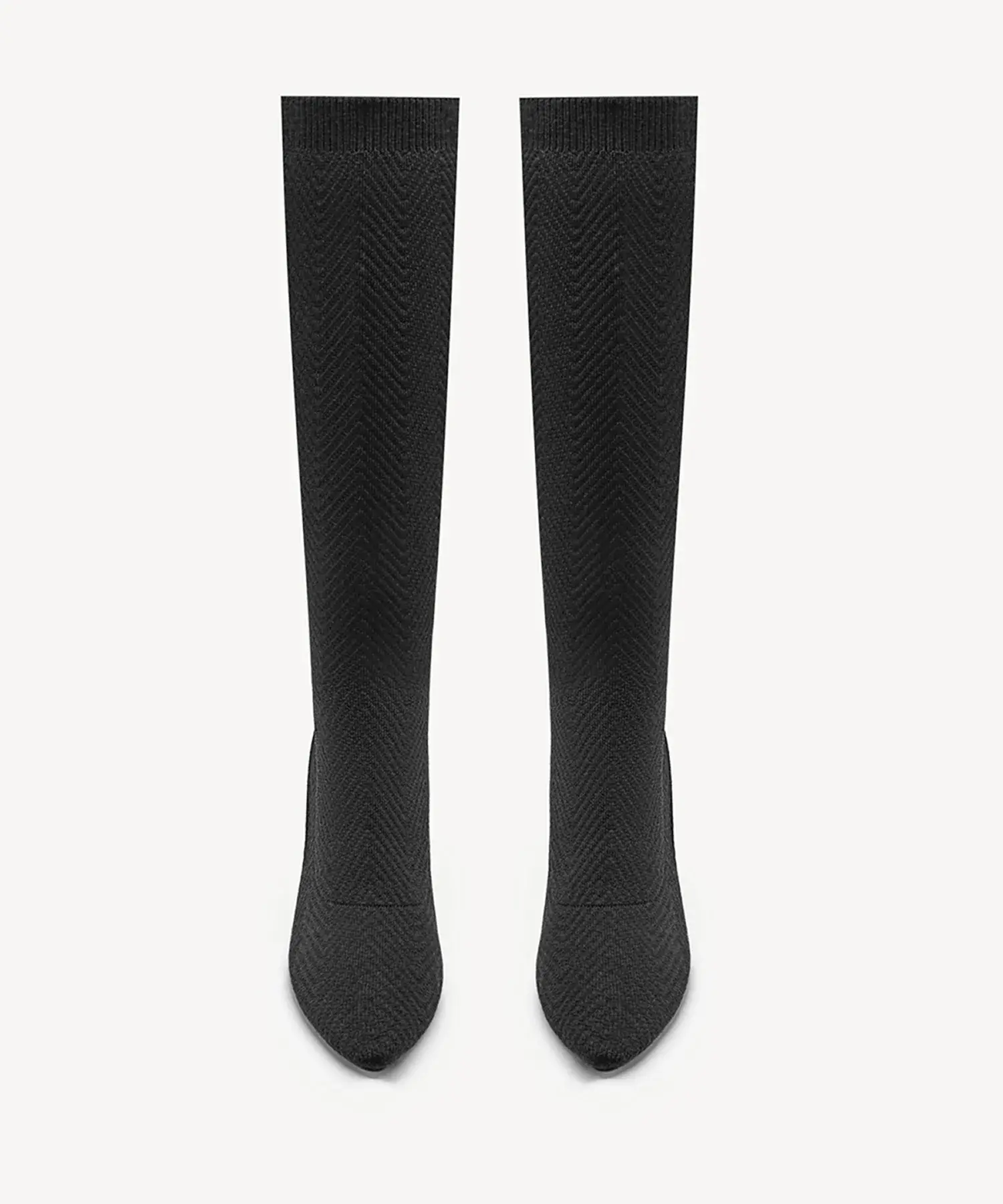 ThermoGrace Pointed Toe Block Heeled High Boot - Image 8
