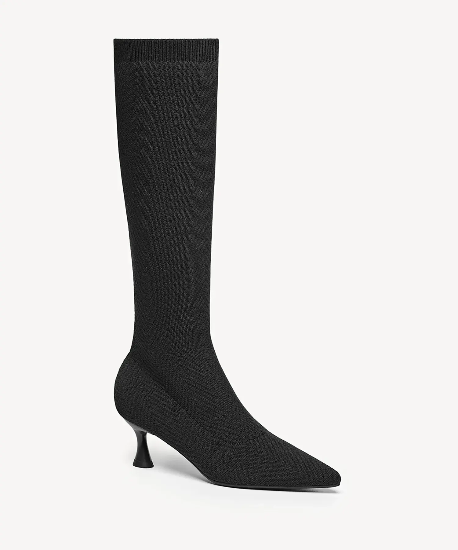ThermoGrace Pointed Toe Heeled High Boot