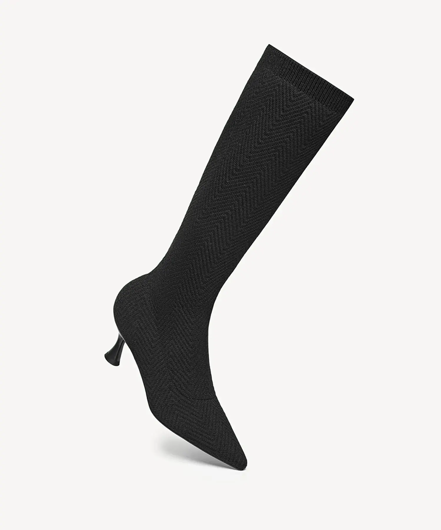 ThermoGrace Pointed Toe Heeled High Boot - Image 3