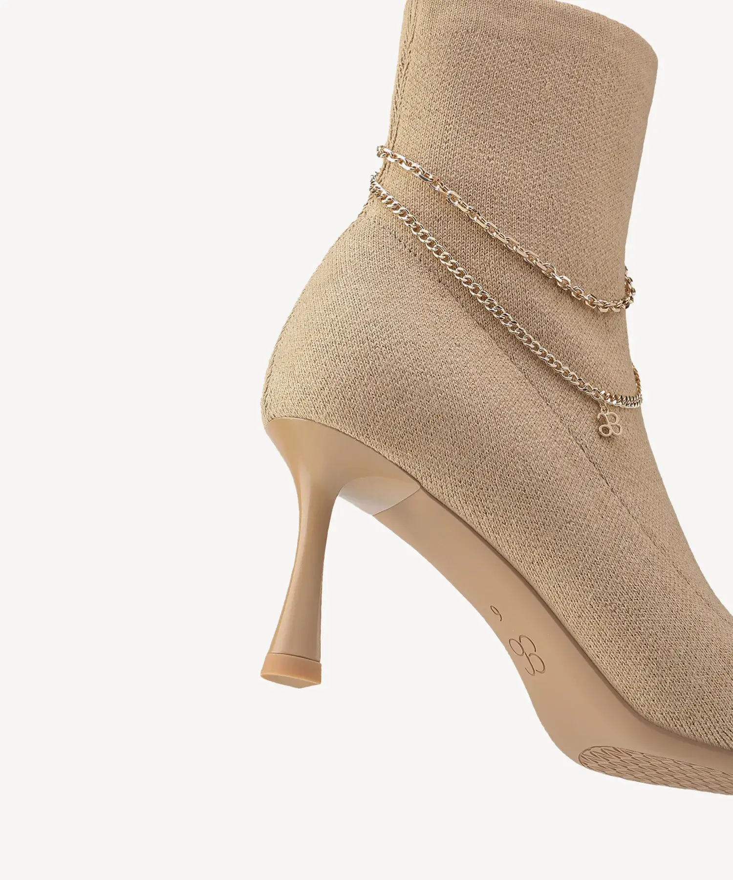 Trendy Chain Luxe Pointed Toe Ankle Boot - Image 11