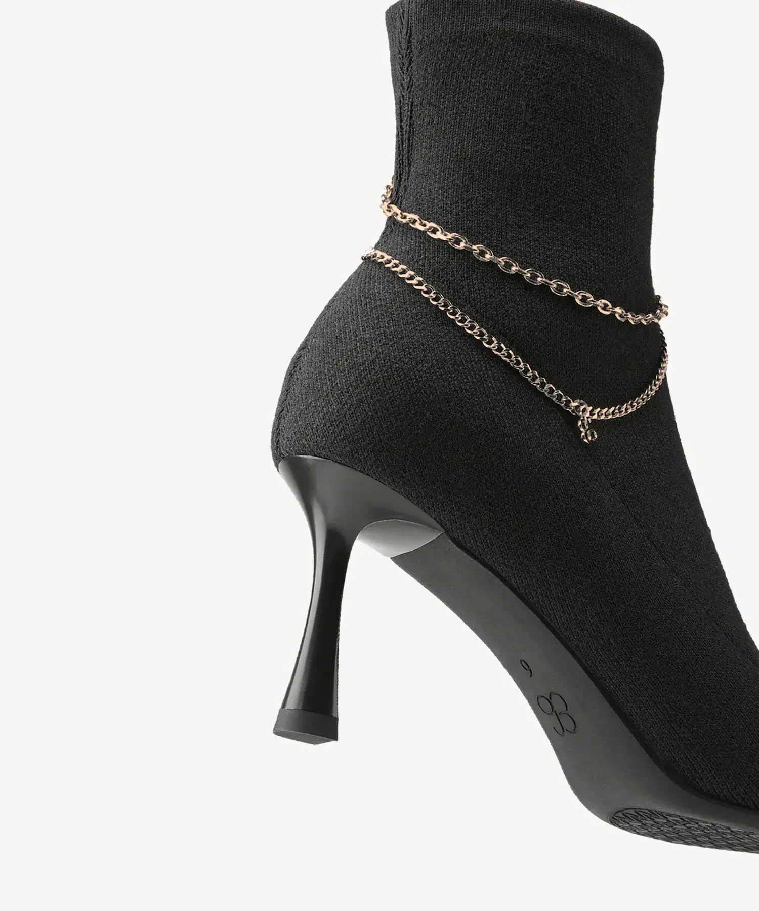 Trendy Chain Luxe Pointed Toe Ankle Boot - Image 17