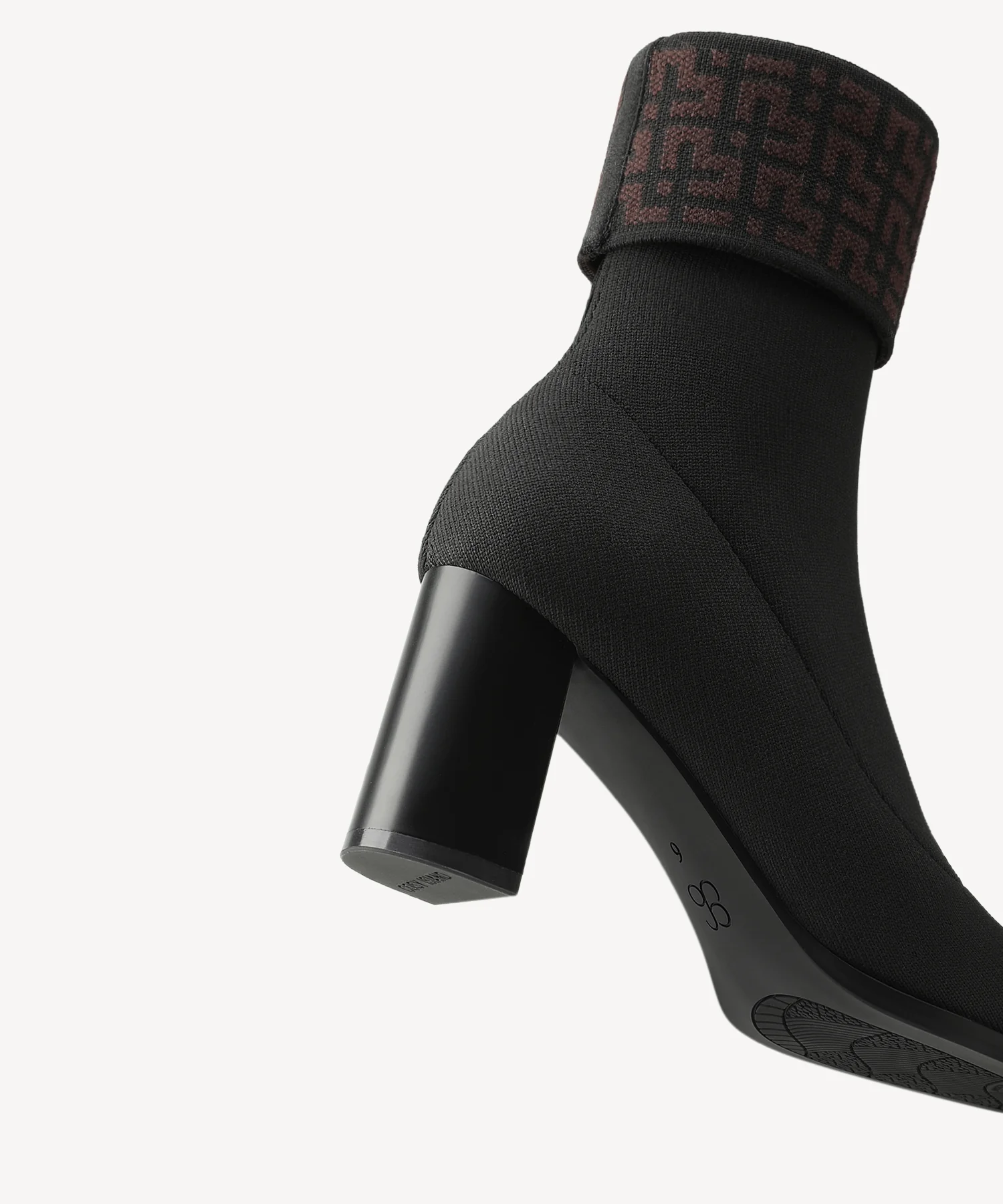 UrbanCuff Square Toe Block Heeled Ankle Boot - Image 11