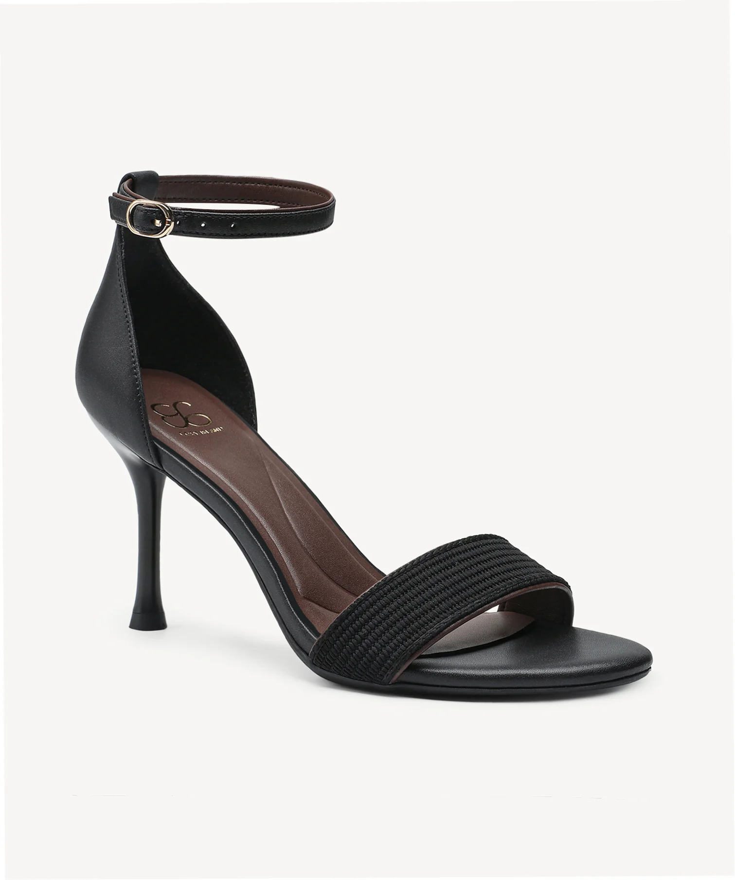 VibeStrap Single-Band Round Toe Heeled Sandal - Image 13