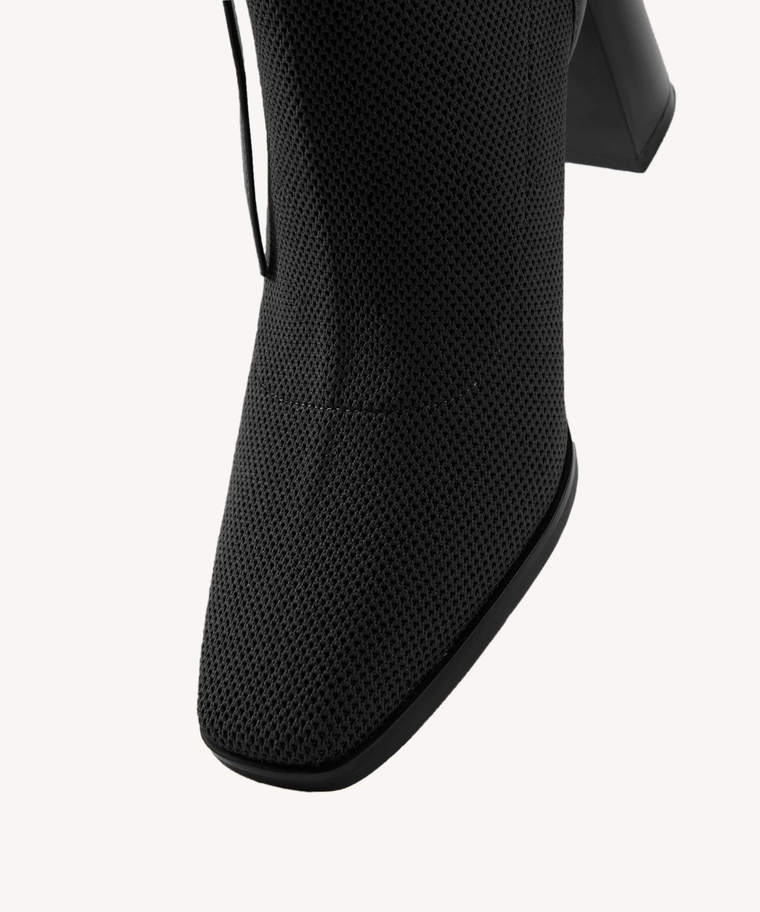 AmberGlow Square Toe Heeled Ankle Boot - Image 4